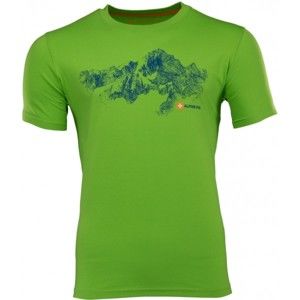 ALPINE PRO DARNELL zelená L - Pánské triko