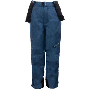 ALPINE PRO ERLO Dětské lyžařské kalhoty, tmavě modrá, velikost 164-170