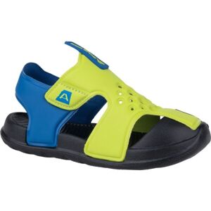 ALPINE PRO GLEBO Dětské sandály, světle zelená, veľkosť 23