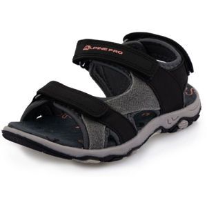 ALPINE PRO POPPIO Dětské sandály, černá, veľkosť 30