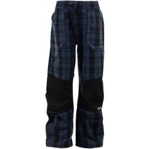 ALPINE PRO RAFIKO 3 Chlapecké outdoorové kalhoty, Modrá,Černá, velikost