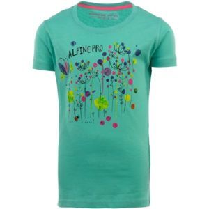 ALPINE PRO MODO světle zelená 104-110 - Dětské triko