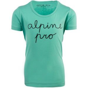ALPINE PRO GRETO světle zelená 164-170 - Dětské triko