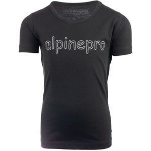 ALPINE PRO ROSTO černá 104-110 - Dětské triko