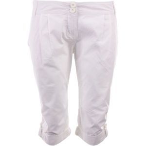ALPINE PRO AMUNA 2 Dámské 3/4 kalhoty, bílá, velikost 40