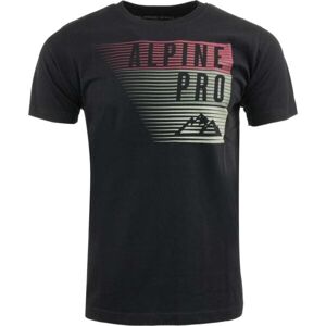 ALPINE PRO MEN'S T-SHIRT Pánské triko, černá, velikost XXL