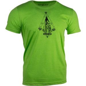 ALPINE PRO UMBERT zelená L - Pánské triko