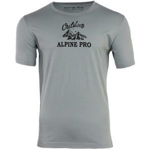 ALPINE PRO DARNELL 2 šedá XL - Pánské triko