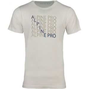 ALPINE PRO EMMET béžová L - Pánské triko