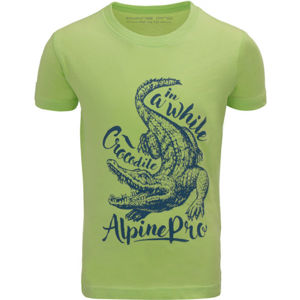 ALPINE PRO SHANTO Chlapecké triko, zelená, velikost 152-158