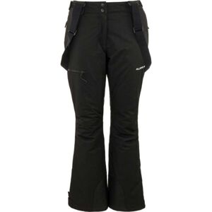 ALPINE PRO UNIPA Dámské lyžařské kalhoty, černá, velikost