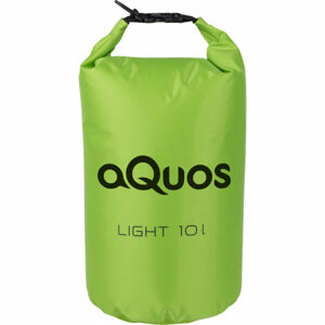 AQUOS LT DRY BAG 10L Vodotěsný vak s rolovacím uzávěrem, světle zelená, velikost UNI