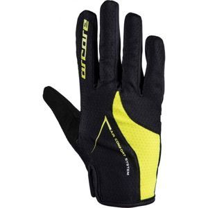 Arcore HIVE Dlouhoprsté cyklistické rukavice, Černá,Žlutá, velikost