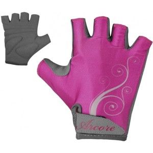 Arcore NINA Dámské cyklistické rukavice, růžová, veľkosť L