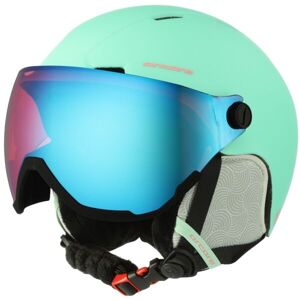 Arcore PACE JR Juniorská lyžařská helma, světle zelená, velikost (51 - 54)