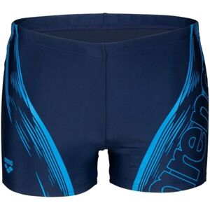 Arena SWIM SHORT GRAPHIC Pánské nohavičkové plavky, tmavě modrá, velikost 10