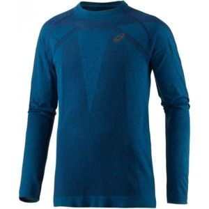 Asics SEAMLESS LS modrá XL - Pánské běžecké triko