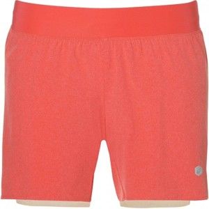 Asics 2N1 SHORT W oranžová XL - Dámské šortky