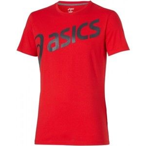 Asics LOGO SS TOP červená S - Sportovní triko