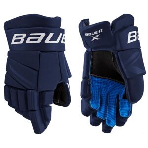 Bauer X GLOVE INT Hokejové rukavice, tmavě modrá, velikost 12
