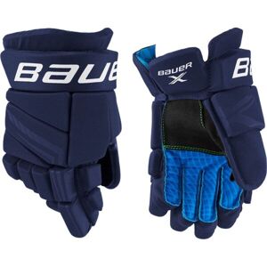 Bauer X GLOVE JR Dětské hokejové rukavice, tmavě modrá, velikost 11