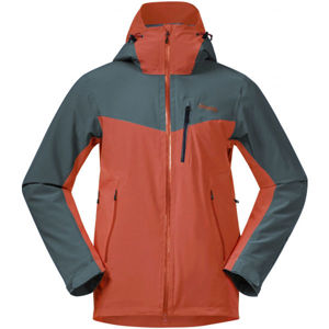 Bergans OPPDAL INS JKT Pánská lyžařská bunda, červená, veľkosť M