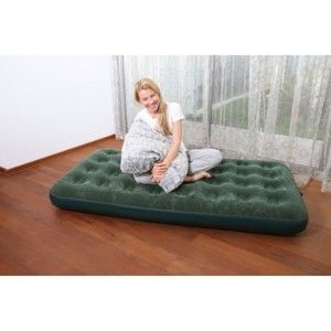 Bestway FLOCKED AIR BED GN tmavě zelená  - Nafukovací postel - jednolůžko