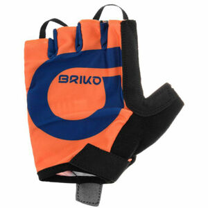 Briko GRANFONDO 5R0 Cyklistické rukavice, oranžová, velikost L