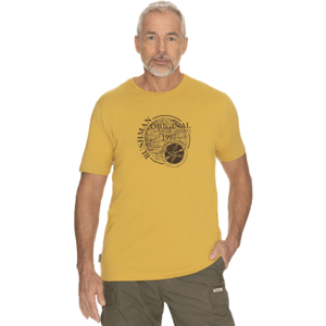 BUSHMAN Pánské tričko Pánské tričko, žlutá, velikost M