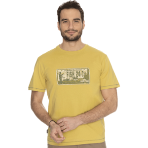 BUSHMAN DONATO Pánské tričko, žlutá, velikost XXXL
