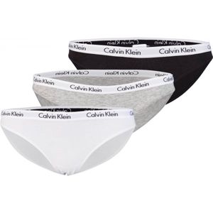 Calvin Klein 3PK BIKINI šedá XS - Dámské kalhotky