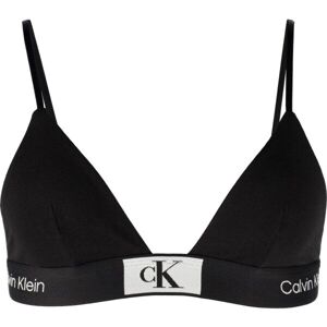 Calvin Klein ´96 COTTON-UNLINED TRIANGLE Dámská podprsenka, černá, velikost XS