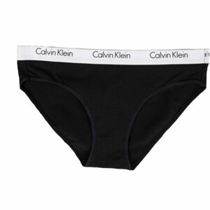Calvin Klein BIKINI Dámské kalhotky, Černá,Bílá, velikost