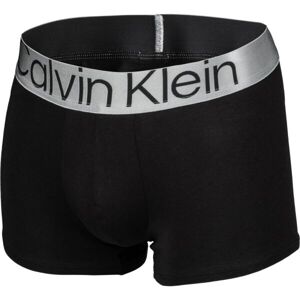 Calvin Klein CKR STEEL COTTON-TRUNK 3PK Pánské boxerky, černá, velikost S