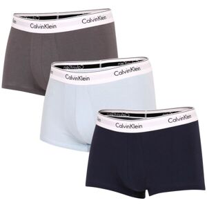 Calvin Klein MODERN CTN STRETCH-TRUNK 3PK Pánské boxerky, tmavě modrá, velikost XXL