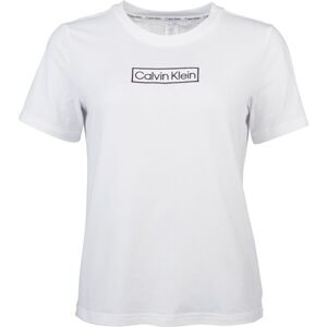 Calvin Klein REIMAGINED HER S/S CREW NECK Dámské tričko, bílá, velikost S