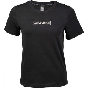 Calvin Klein REIMAGINED HER S/S CREW NECK Dámské tričko, černá, velikost XS