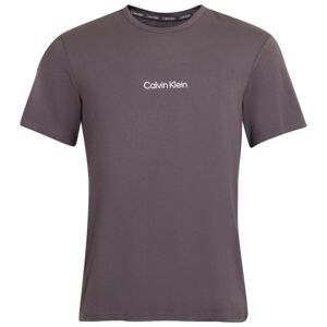 Calvin Klein S/S CREW NECK Pánské tričko, tmavě šedá, velikost L