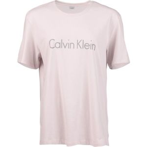 Calvin Klein S/S CREW NECK růžová M - Dámské tričko