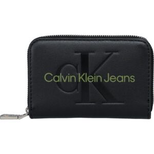 Calvin Klein ACCORDION ZIP AROUND Dámská peněženka, černá, veľkosť UNI