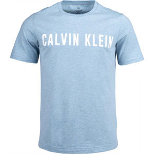 Calvin Klein SHORT SLEEVE T-SHIRT modrá M - Pánské tričko