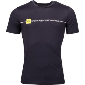 Calvin Klein SHORT SLEEVE TEE Pánské tričko, Černá,Bílá,Žlutá, velikost