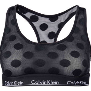Calvin Klein UNLINED BRALETTE Dámská podprsenka, černá, veľkosť XS