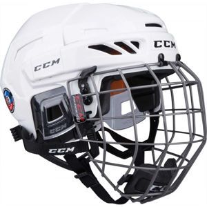 CCM FITLITE 90 COMBO SR bílá (51 - 56) - Hokejová helma