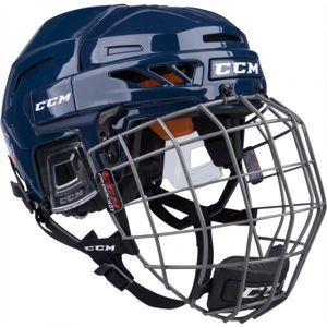 CCM FITLITE 90 COMBO SR modrá (54 - 59) - Hokejová helma