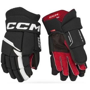CCM HG NEXT JR Hokejové rukavice, černá, veľkosť 10