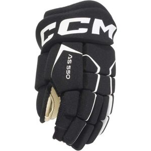 CCM TACKS AS 550 YT Dětské hokejové rukavice, černá, veľkosť 9