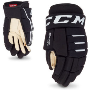 CCM TACKS 4R2 JR Juniorské hokejové rukavice, černá, velikost 11