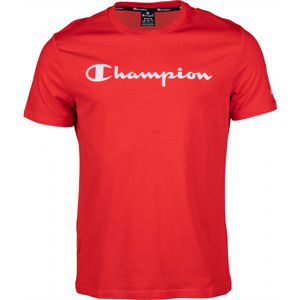 Champion CREWNECK T-SHIRT červená XL - Pánské triko