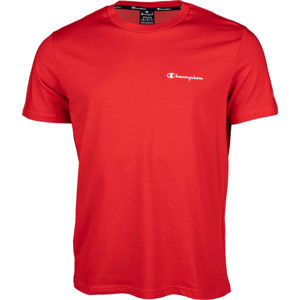 Champion CREWNECK T-SHIRT červená XXL - Pánské triko